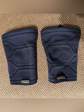 Copper Fit Men's Black Compression Knee Sleeves